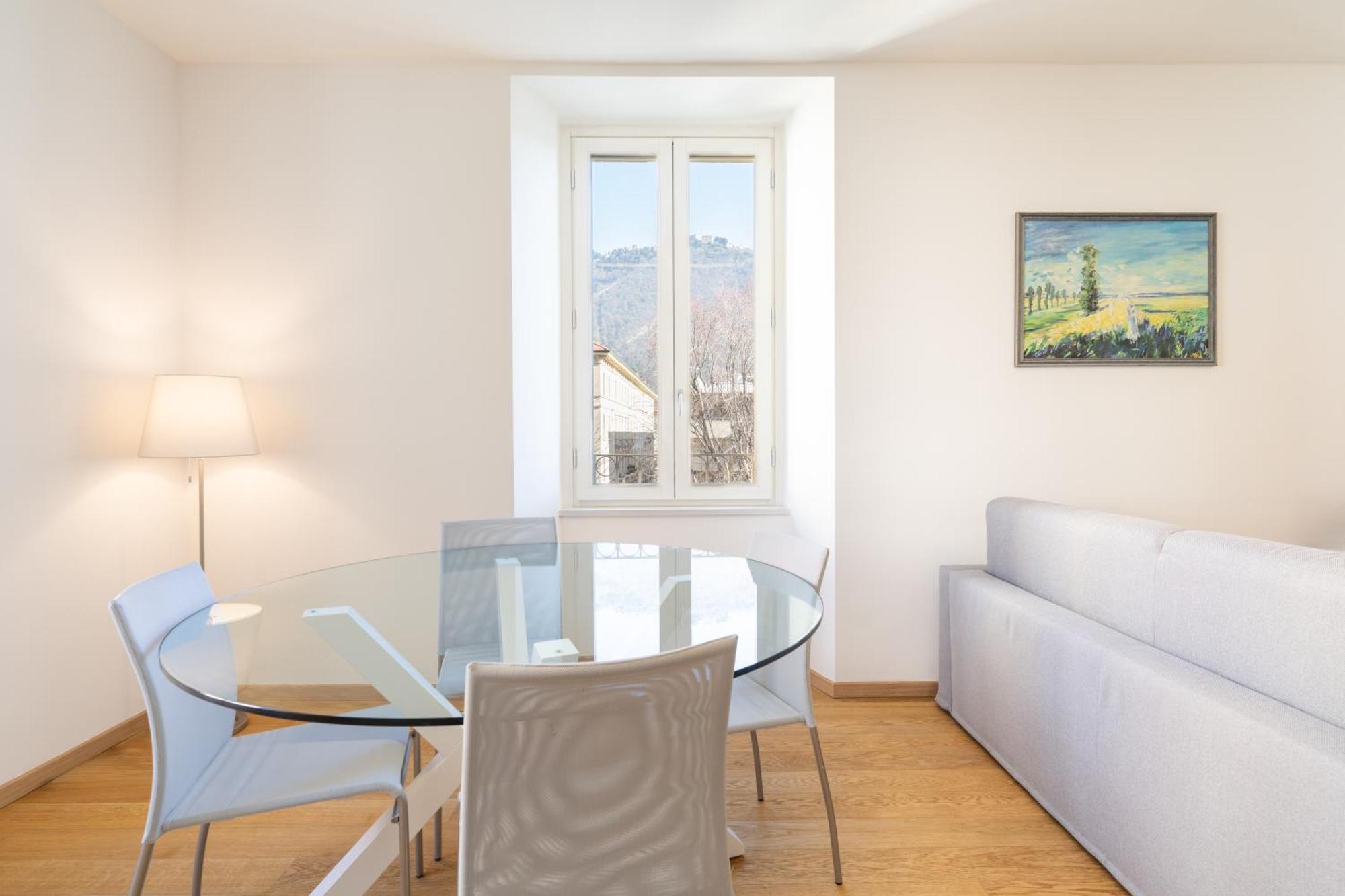 Historical Center - Free Parking And Private Terrace Apartment Como Luaran gambar